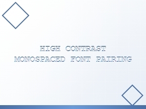 Serif & Sans: Balancing Contrast